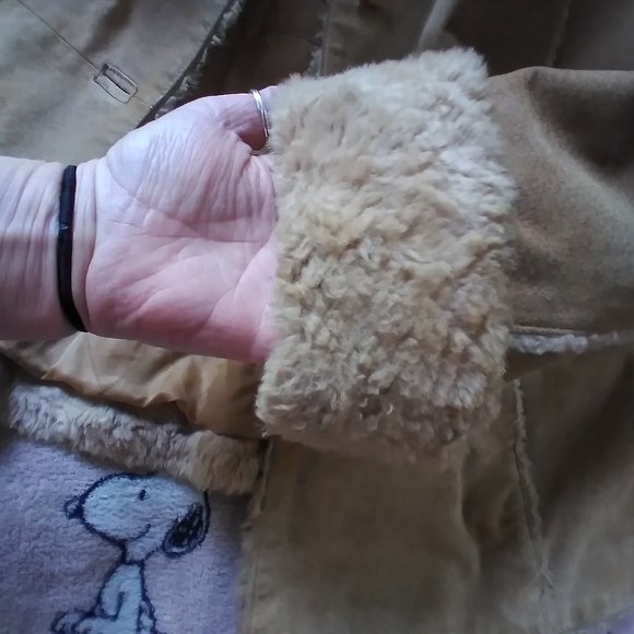 leather/suede women coat - Picture 14 of 16